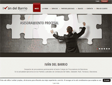 Tablet Screenshot of ivandelbarrio.com